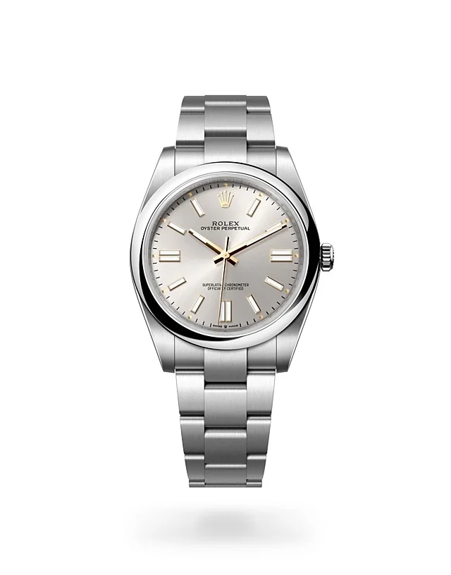 Rolex Oyster Perpetual 41 Oyster Perpetual Oyster, 41 mm, Oystersteel - M124300-0001 at Huber Fine Watches & Jewellery
