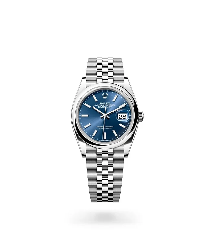Rolex Datejust Oyster, 36 mm, Edelstahl Oystersteel - M126200-0005 at Huber Fine Watches & Jewellery