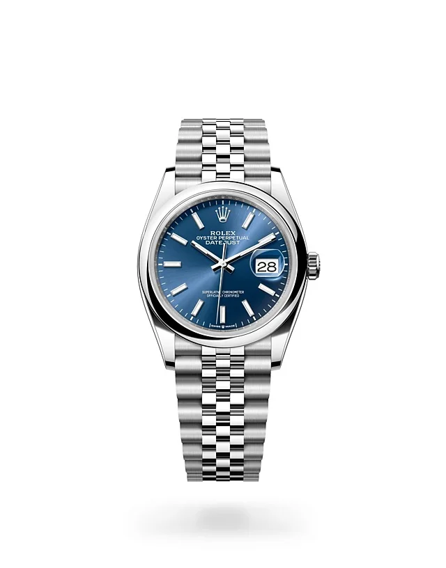 Rolex Datejust Oyster, 36 mm, Edelstahl Oystersteel - M126200-0005 at Huber Fine Watches & Jewellery