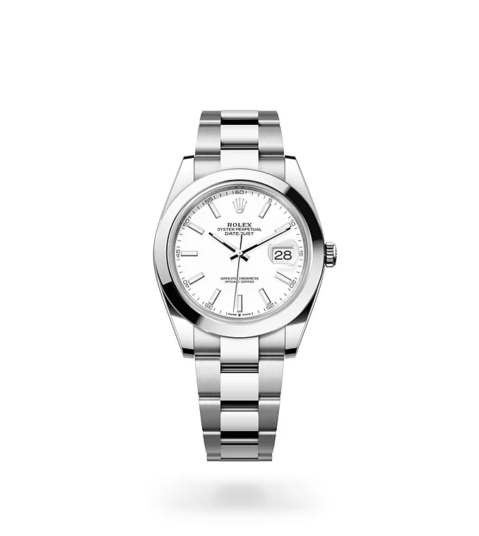Rolex Datejust Oyster, 41 mm, Edelstahl Oystersteel - M126300-0005 at Huber Fine Watches & Jewellery