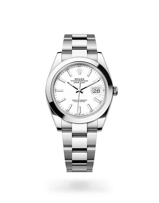 Rolex Datejust Oyster, 41 mm, Edelstahl Oystersteel - M126300-0005 at Huber Fine Watches & Jewellery