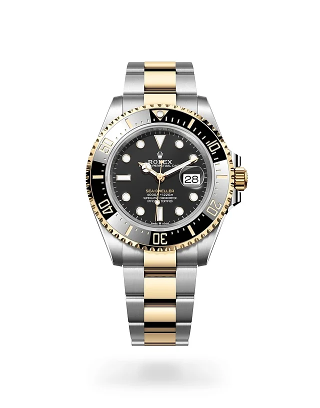 Rolex Sea-Dweller Sea-Dweller Oyster, 43 mm, Oystersteel and yellow gold - M126603-0001 at Huber Fine Watches & Jewellery