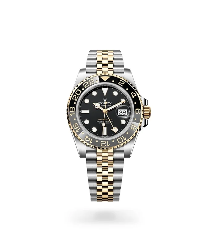 Rolex GMT-Master II GMT-Master II Oyster, 40 mm, Oystersteel and yellow gold - M126713GRNR-0001 at Huber Fine Watches & Jewellery