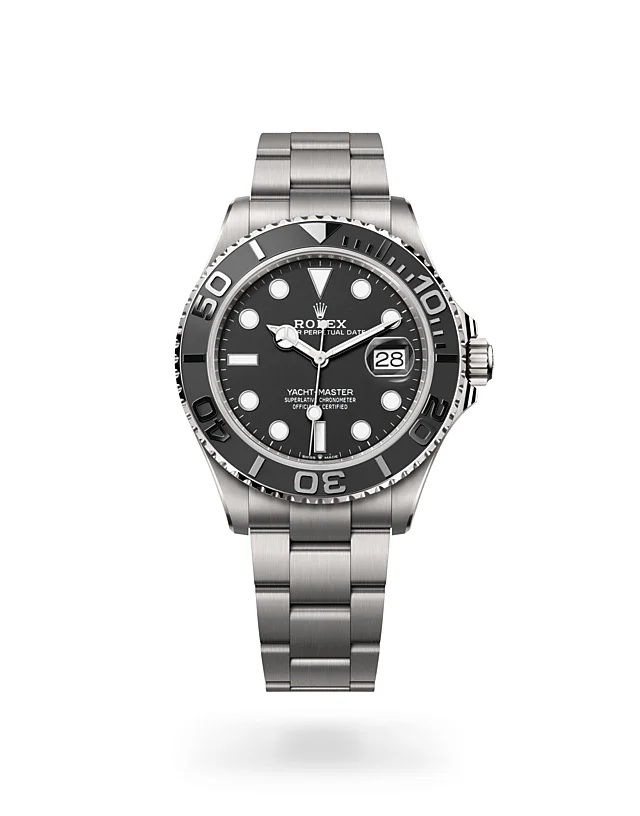 Rolex Yacht‑Master 42 Yacht-Master Oyster, 42 mm, Titan RLX - M226627-0001 at Huber Fine Watches & Jewellery