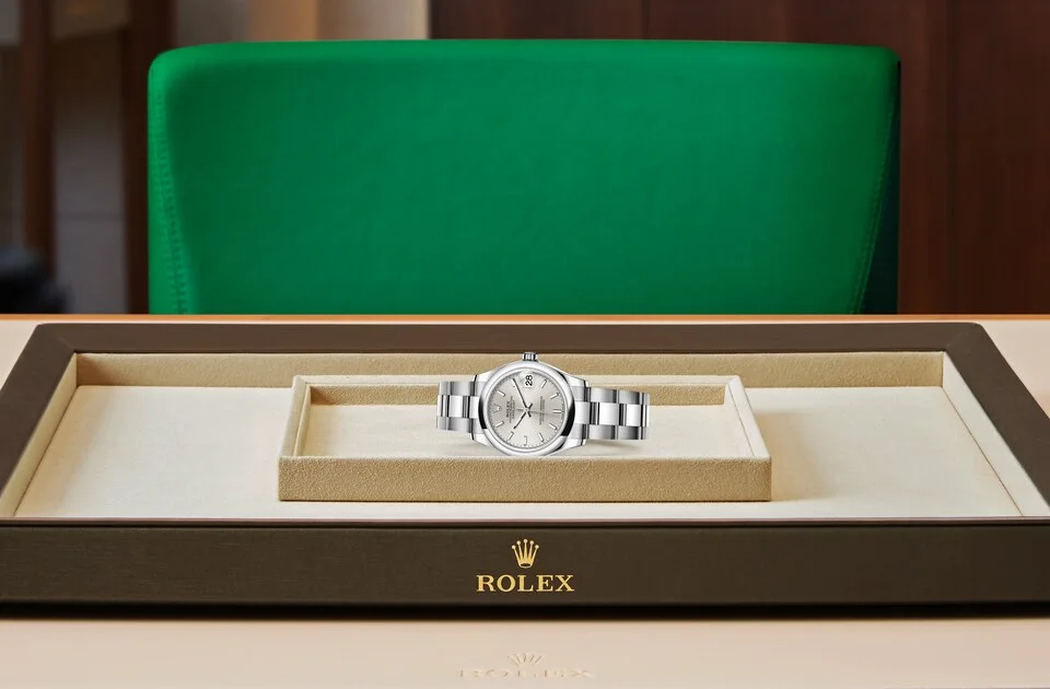 Rolex Datejust Oyster, 31 mm, Edelstahl Oystersteel - M278240-0005 at Huber Fine Watches & Jewellery