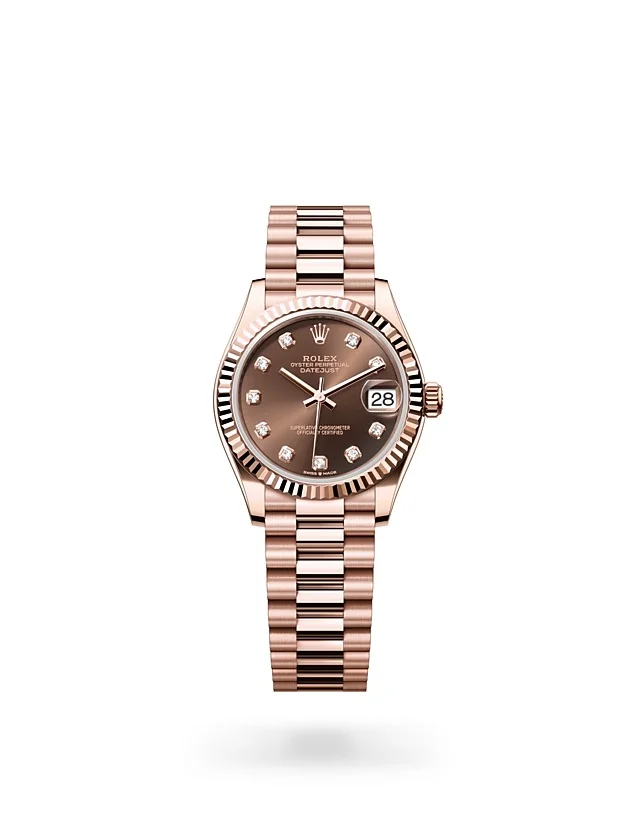 Rolex Datejust Oyster, 31 mm, Everose-Gold - M278275-0010 at Huber Fine Watches & Jewellery