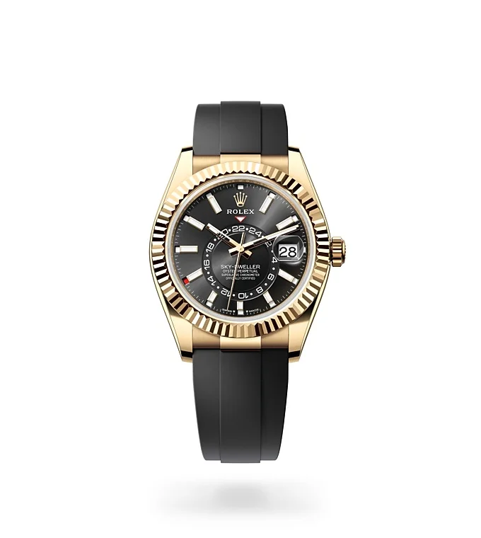 Rolex Sky-Dweller Oyster, 42 mm, Gelbgold - M336238-0002 at Huber Fine Watches & Jewellery