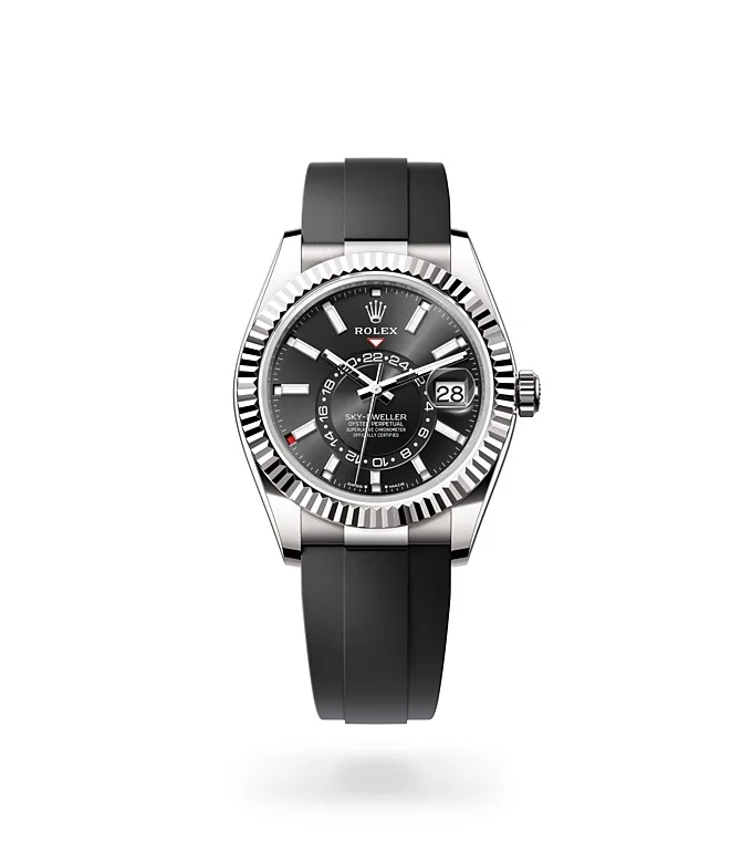 Rolex Sky-Dweller Sky-Dweller Oyster, 42 mm, white gold - M336239-0002 at Huber Fine Watches & Jewellery
