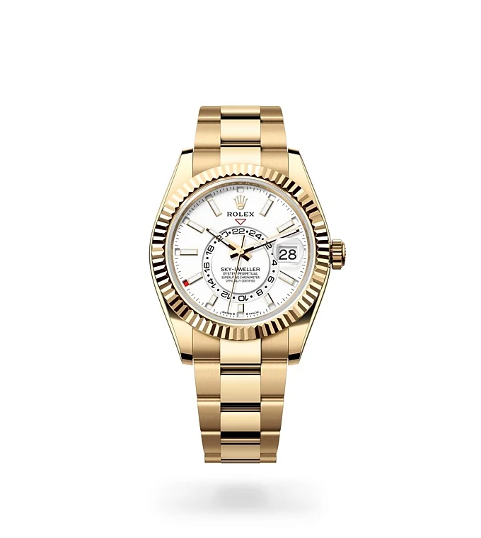 Rolex Sky-Dweller Oyster, 42 mm, Gelbgold - M336938-0003 at Huber Fine Watches & Jewellery