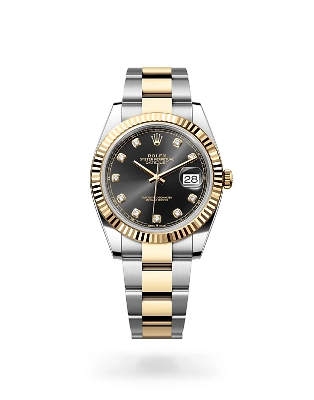 Rolex Datejust Oyster, 41 mm, Oystersteel and yellow gold - M126333-0005 at Huber Fine Watches & Jewellery