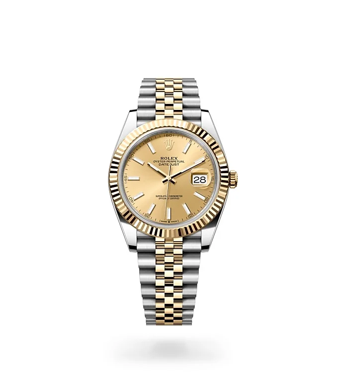 Rolex Datejust Oyster, 41 mm, Oystersteel and yellow gold - M126333-0010 at Huber Fine Watches & Jewellery