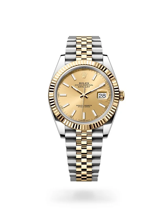 Rolex Datejust Oyster, 41 mm, Oystersteel and yellow gold - M126333-0010 at Huber Fine Watches & Jewellery