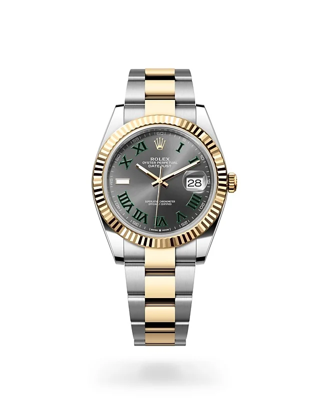 Rolex Datejust Oyster, 41 mm, Edelstahl Oystersteel und Gelbgold - M126333-0019 at Huber Fine Watches & Jewellery