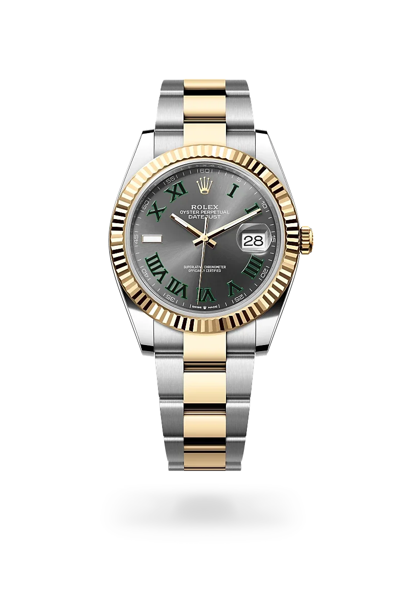 Rolex Datejust Oyster, 41 mm, Edelstahl Oystersteel und Gelbgold - M126333-0019 at Huber Fine Watches & Jewellery