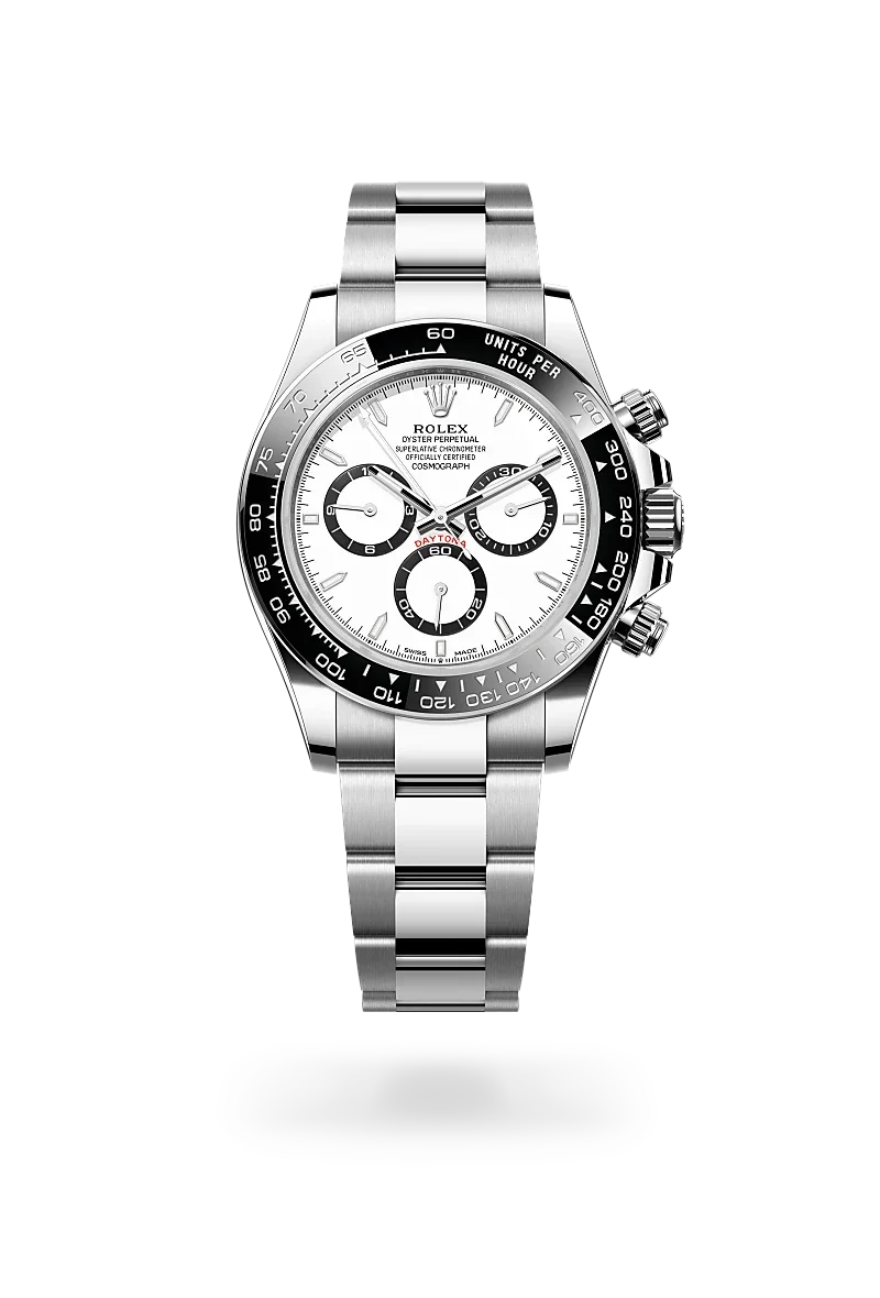 Rolex Cosmograph Daytona Oyster, 40 mm, Edelstahl Oystersteel - M126500LN-0001 at Huber Fine Watches & Jewellery