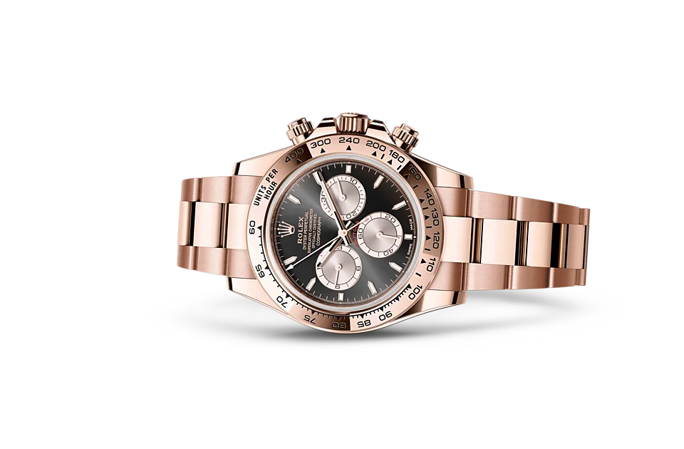 Rolex Cosmograph Daytona Oyster, 40 mm, Everose gold - M126505-0001 at Huber Fine Watches & Jewellery