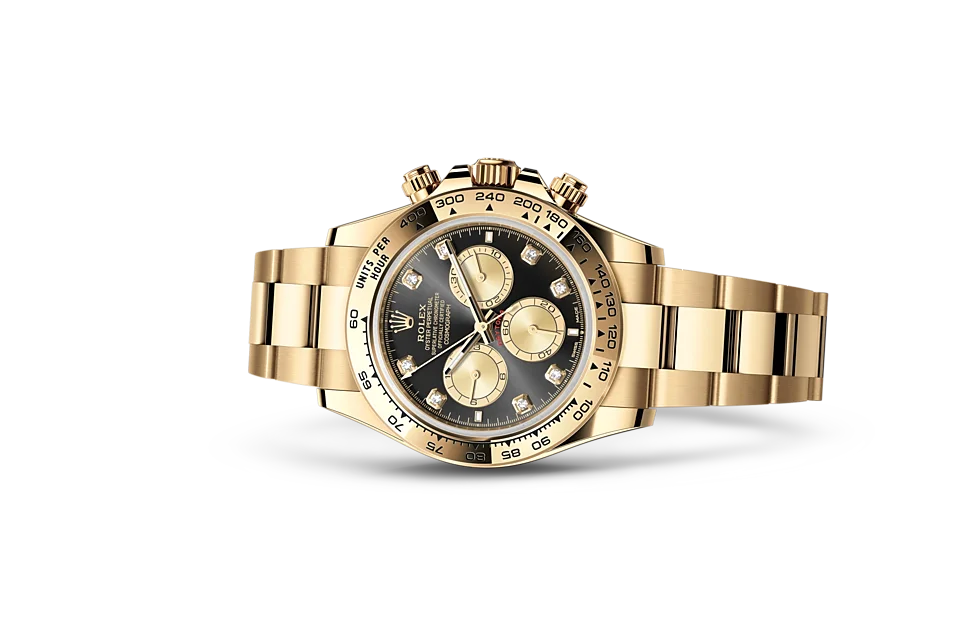 Rolex Cosmograph Daytona Oyster, 40 mm, yellow gold - M126508-0003 at Huber Fine Watches & Jewellery