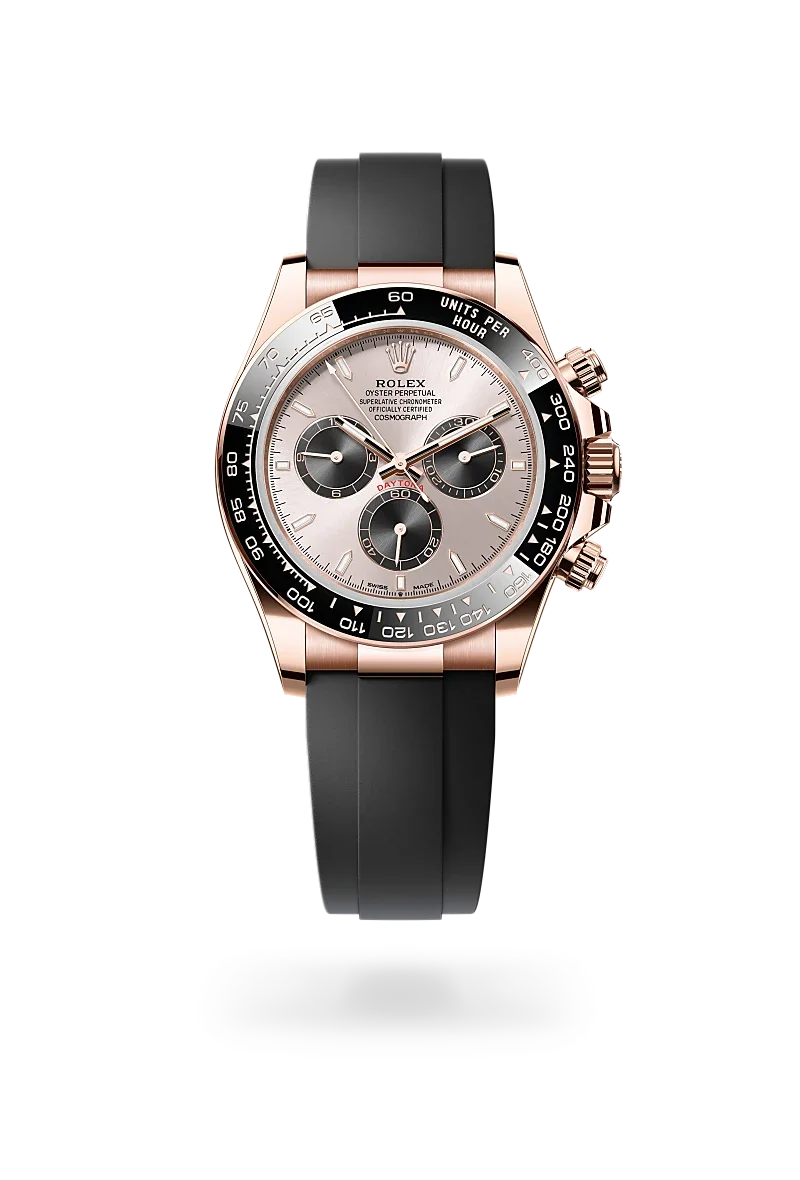 Rolex Cosmograph Daytona Oyster, 40 mm, Everose gold - M126515LN-0006 at Huber Fine Watches & Jewellery