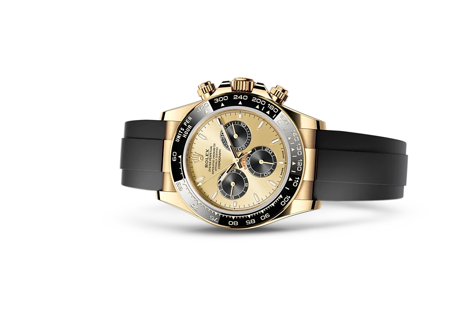 Rolex Cosmograph Daytona Oyster, 40 mm, yellow gold - M126518LN-0012 at Huber Fine Watches & Jewellery