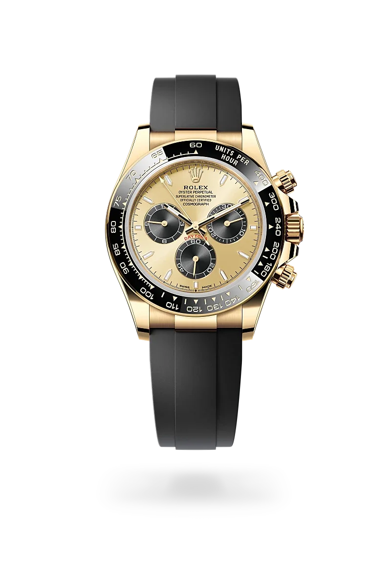 Rolex Cosmograph Daytona Oyster, 40 mm, Gelbgold - M126518LN-0012 at Huber Fine Watches & Jewellery