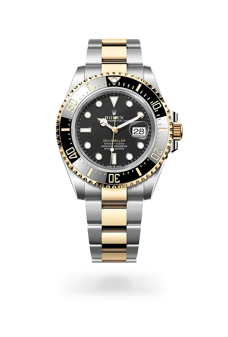 Rolex Sea-Dweller Oyster, 43 mm, Edelstahl Oystersteel und Gelbgold - M126603-0001 at Huber Fine Watches & Jewellery