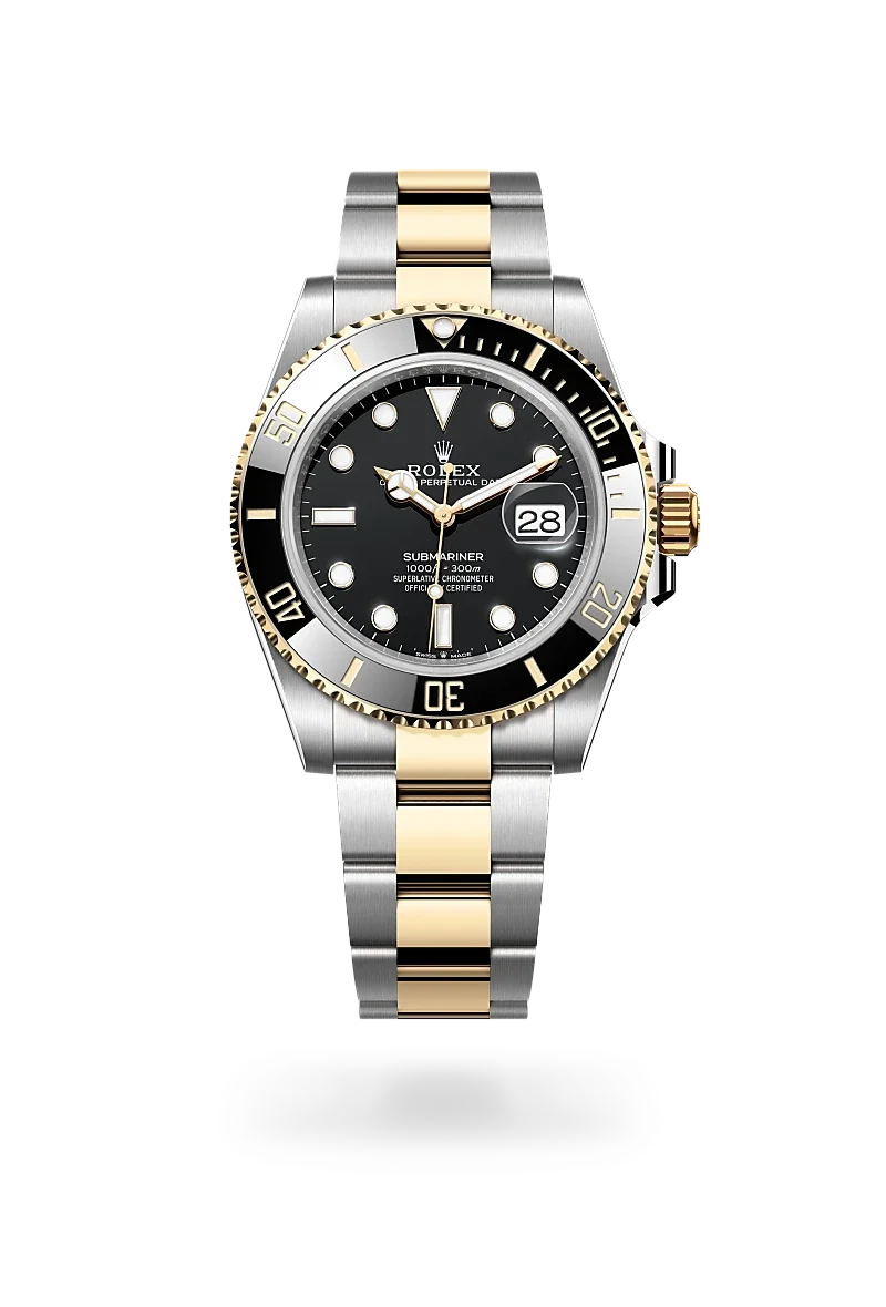 Rolex Submariner Oyster, 41 mm, Edelstahl Oystersteel und Gelbgold - M126613LN-0002 at Huber Fine Watches & Jewellery