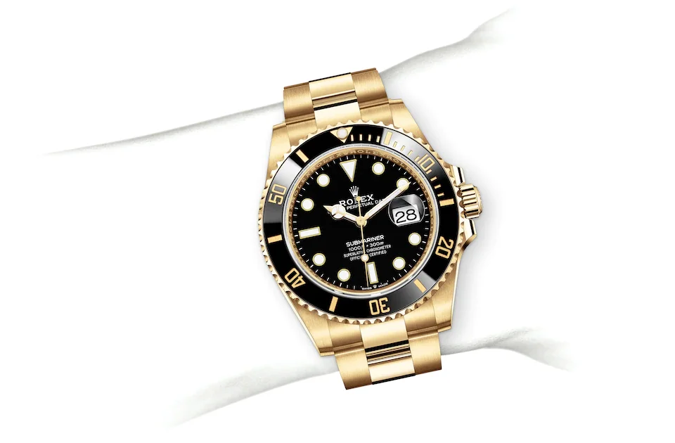 Rolex Submariner Oyster, 41 mm, Gelbgold - M126618LN-0002 at Huber Fine Watches & Jewellery