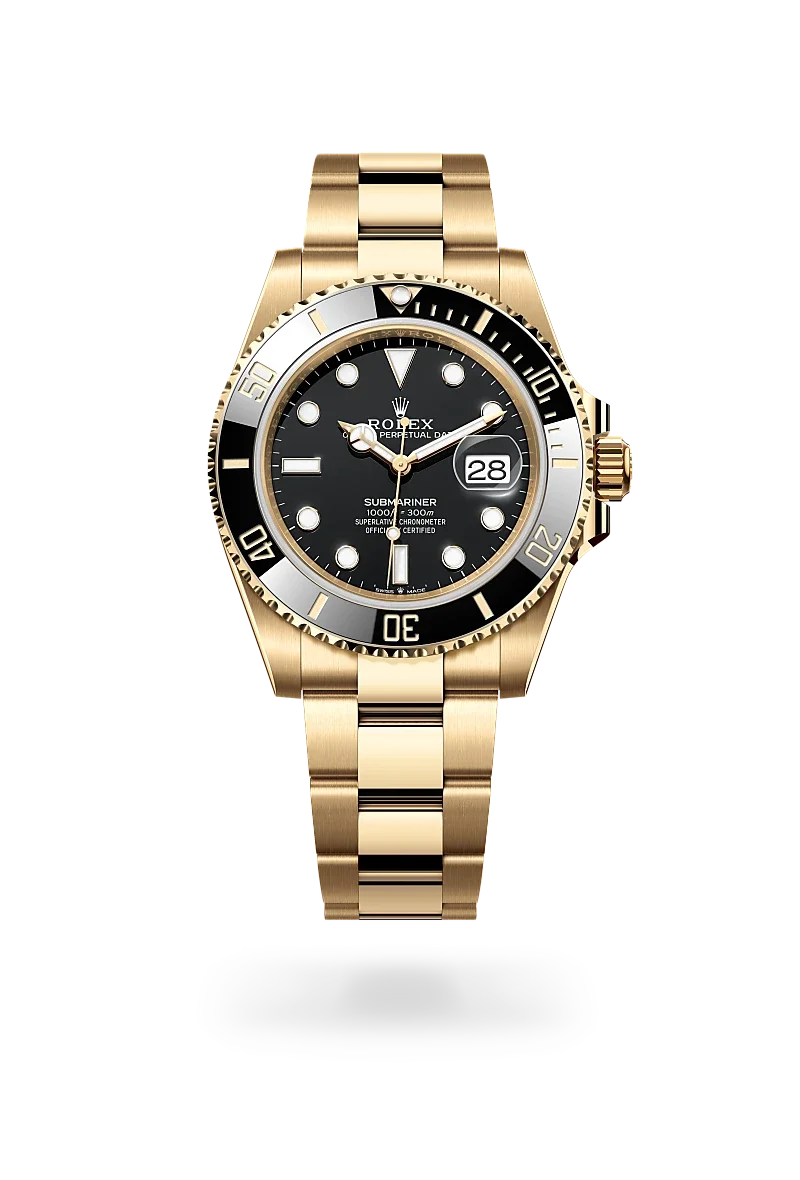 Rolex Submariner Oyster, 41 mm, Gelbgold - M126618LN-0002 at Huber Fine Watches & Jewellery