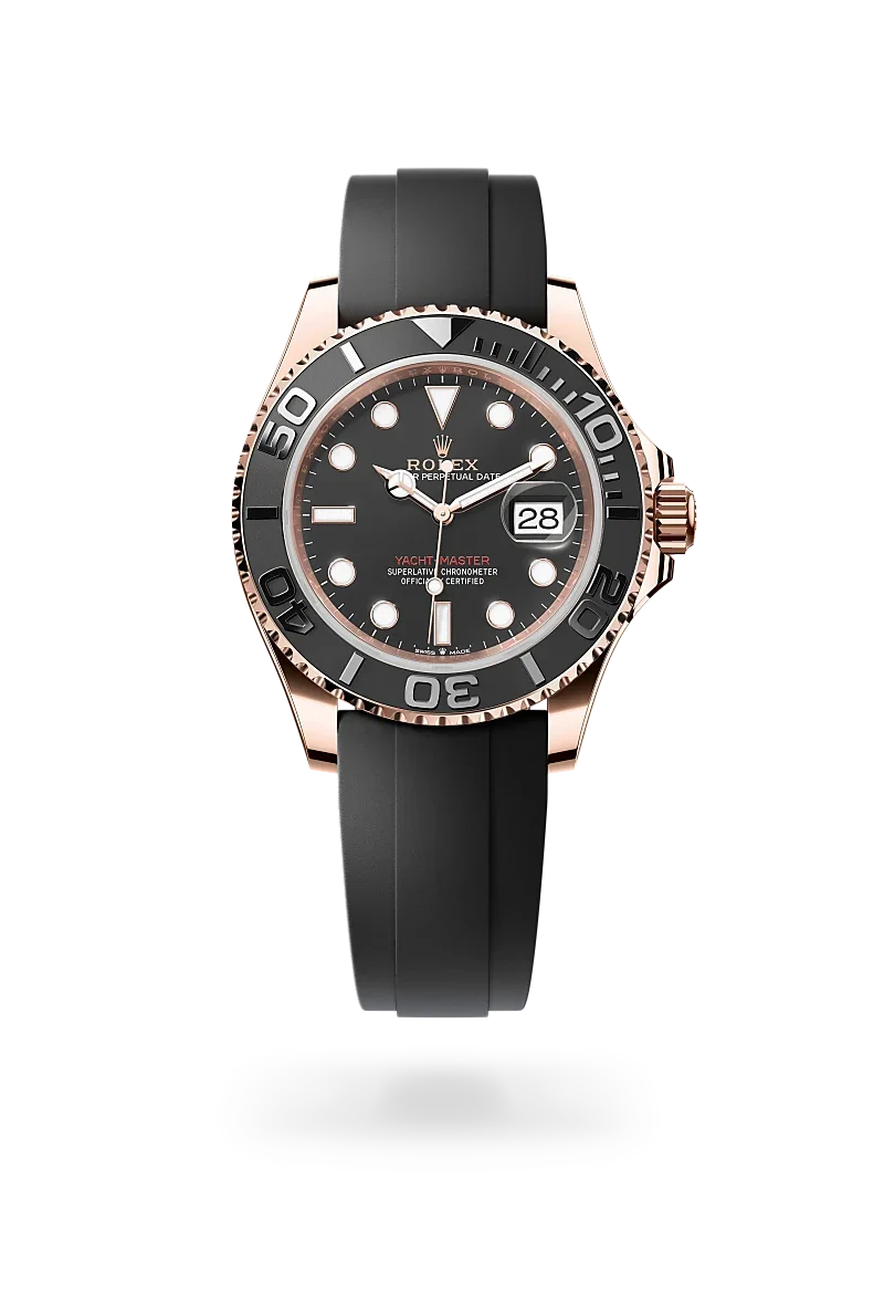 Rolex Yacht-Master Oyster, 40 mm, Everose gold - M126655-0002 at Huber Fine Watches & Jewellery