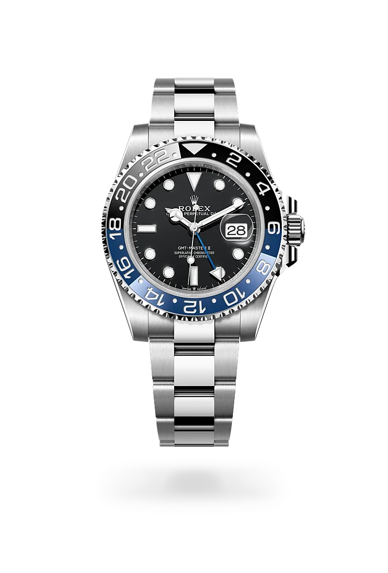 Rolex GMT-Master II Oyster, 40 mm, Edelstahl Oystersteel - M126710BLNR-0003 at Huber Fine Watches & Jewellery