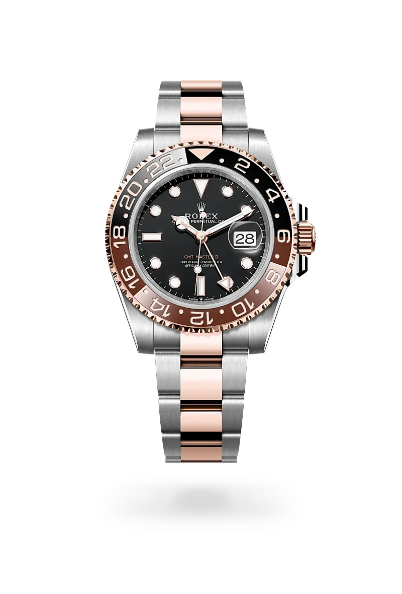 Rolex GMT-Master II Oyster, 40 mm, Edelstahl Oystersteel und Everose-Gold - M126711CHNR-0002 at Huber Fine Watches & Jewellery