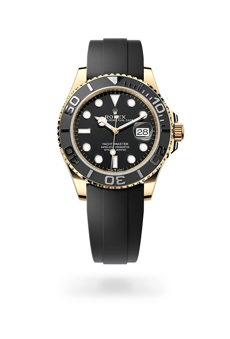 Rolex Yacht-Master Oyster, 42 mm, yellow gold - M226658-0001 at Huber Fine Watches & Jewellery