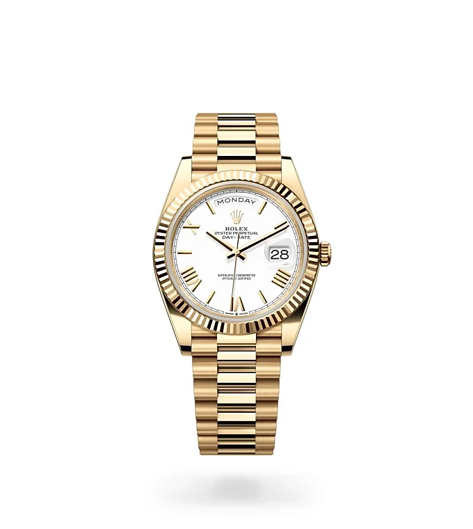 Rolex Day-Date Oyster, 40 mm, yellow gold - M228238-0042 at Huber Fine Watches & Jewellery