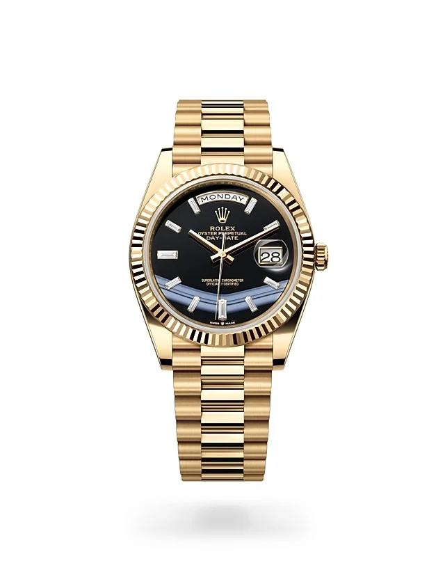 Rolex Day-Date Oyster, 40 mm, yellow gold - M228238-0059 at Huber Fine Watches & Jewellery