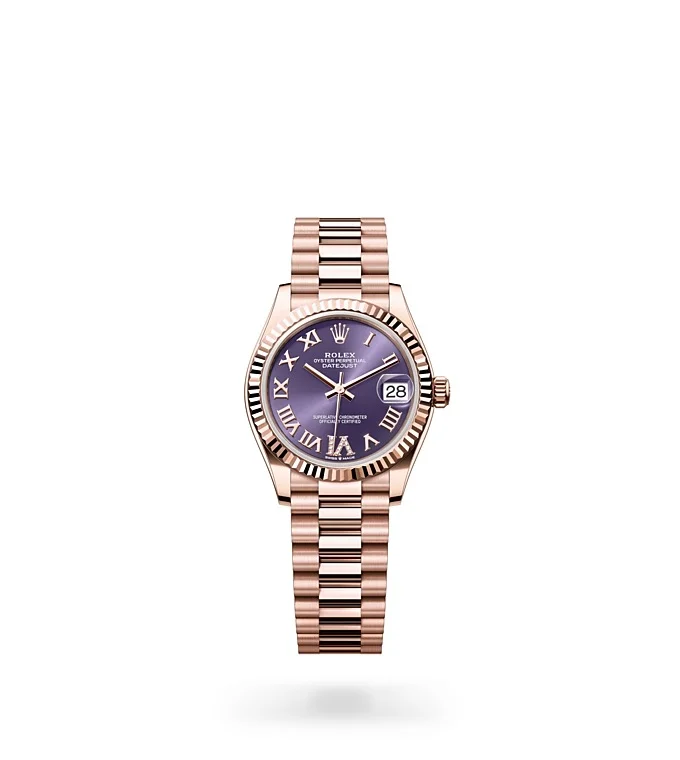 Rolex Datejust Oyster, 31 mm, Everose gold - M278275-0029 at Huber Fine Watches & Jewellery