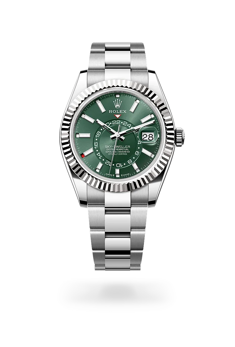 Rolex Sky-Dweller Oyster, 42 mm, Oystersteel and white gold - M336934-0001 at Huber Fine Watches & Jewellery