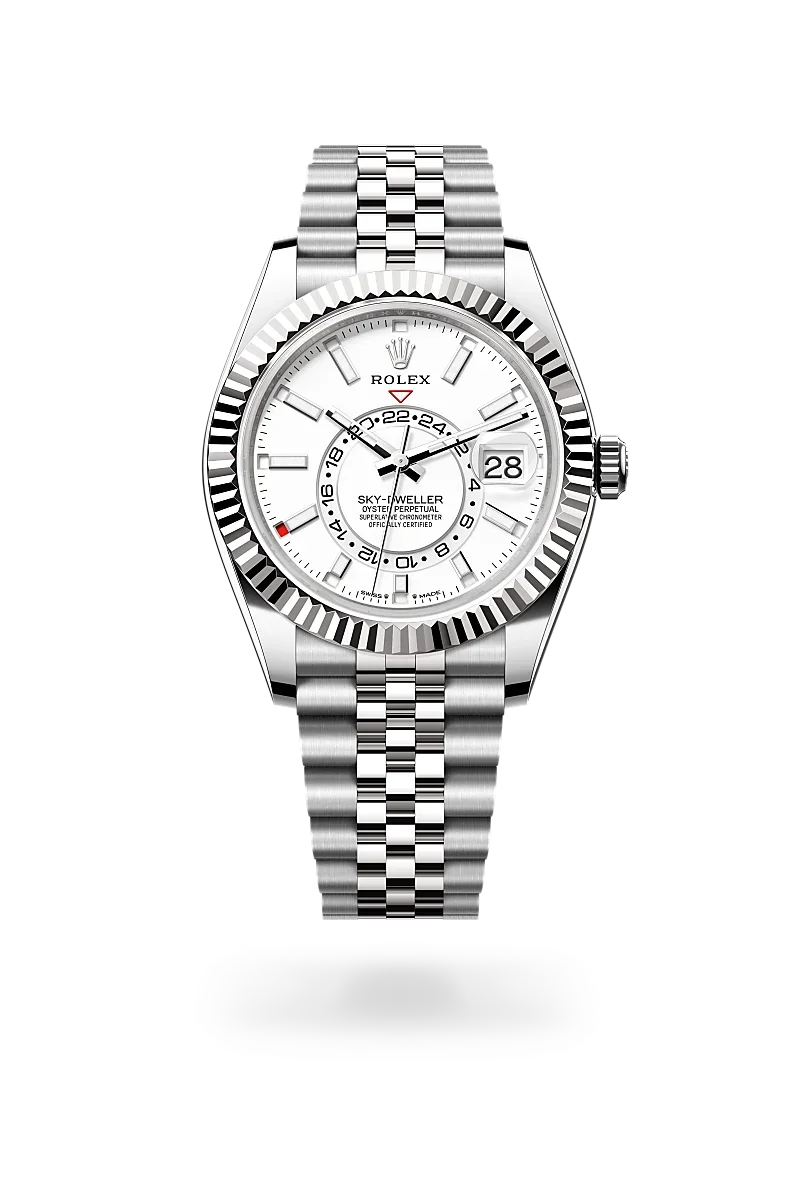 Rolex Sky-Dweller Oyster, 42 mm, Oystersteel and white gold - M336934-0004 at Huber Fine Watches & Jewellery